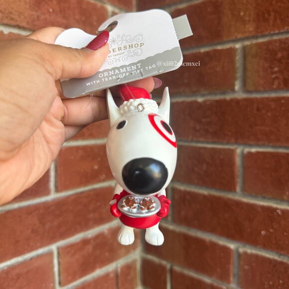 TARGET WONDERSHOP TARGET BULLSEYE DOG ORNAMENT 1CT - Picture 1 of 4